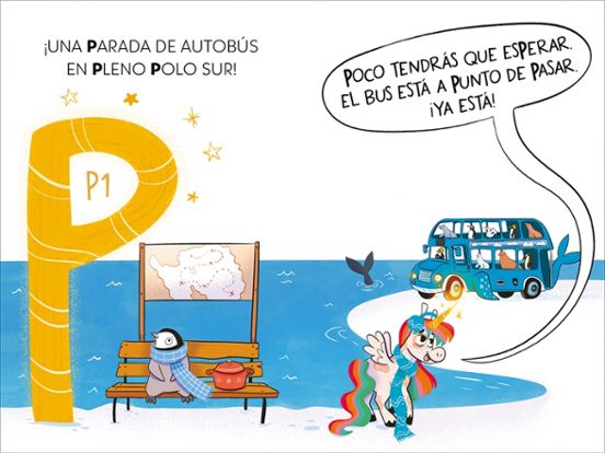 El unicornio de las letras 4: un pingüino, sopa caliente y un peligro sorprendente