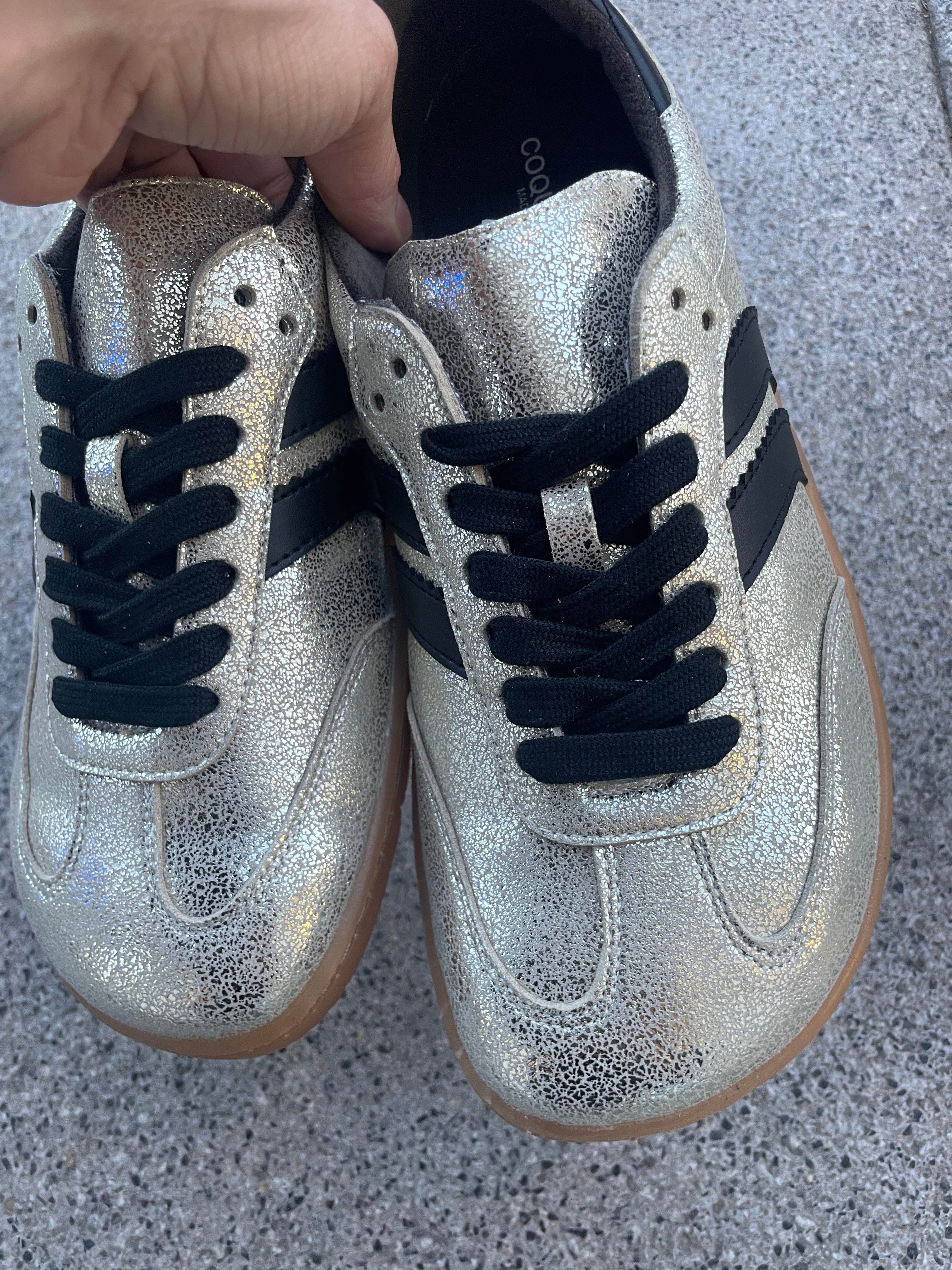 Deportiva adulto Coqueflex Platino negro