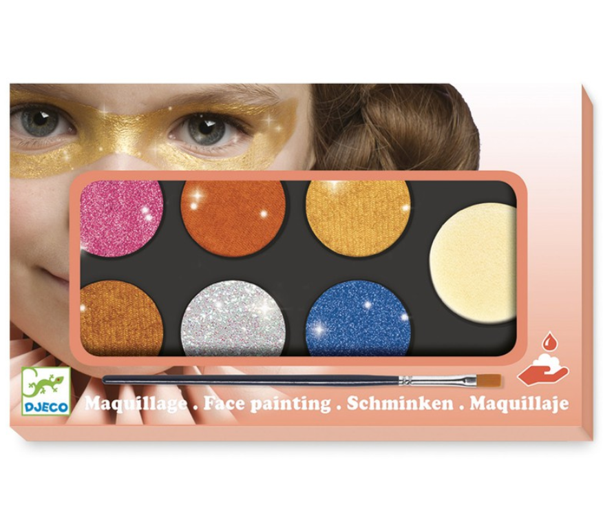 Paleta maquillaje colores metalizados – Djeco