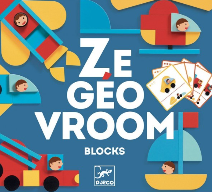 Ze Géo Vroom Blocks construcción - Djeco