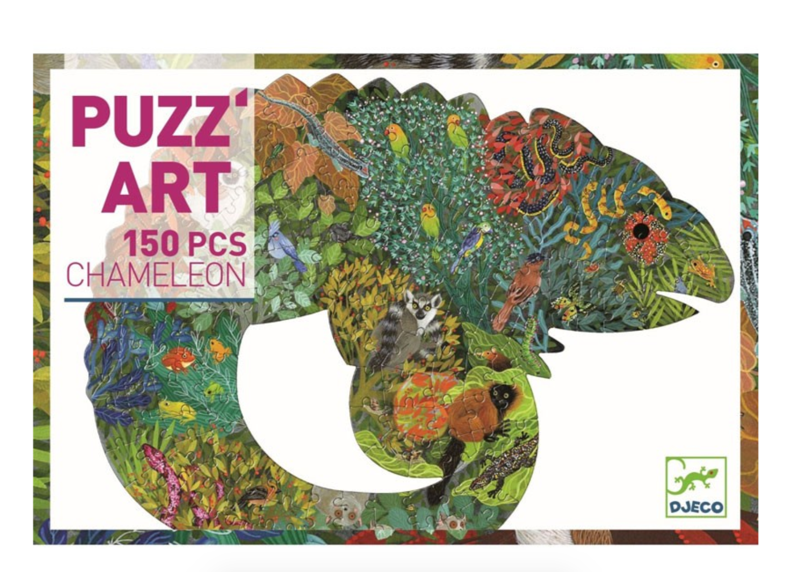 Puzzle Art Chameleon 150 pzs - Djeco