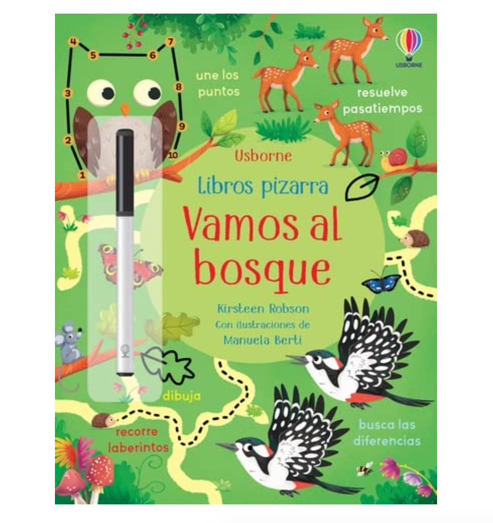 Libro pizarra -  Vamos al bosque