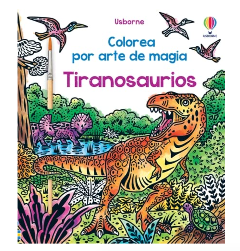 Tiranosaurios (Colorea por arte de magia)