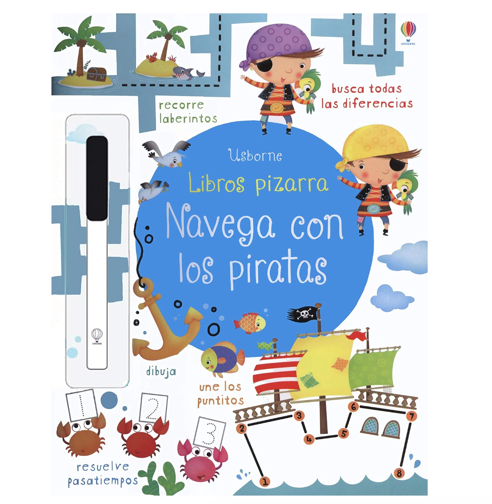 Libro pizarra - Navega con los piratas