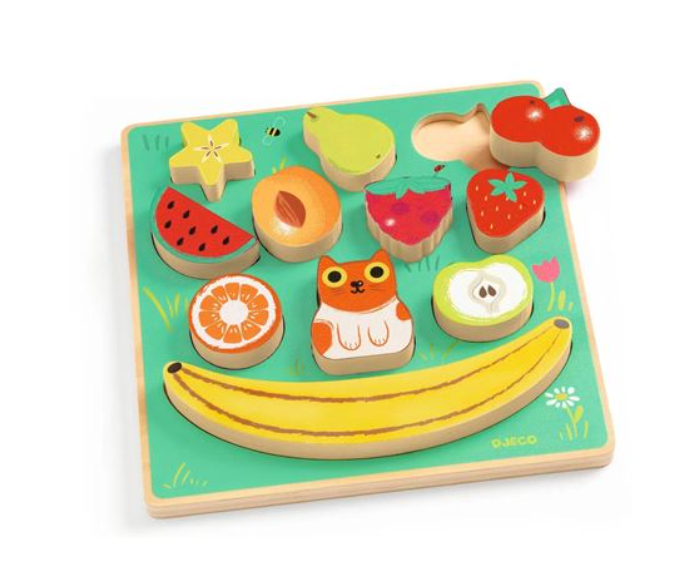 Puzzle encajable Happy frutas