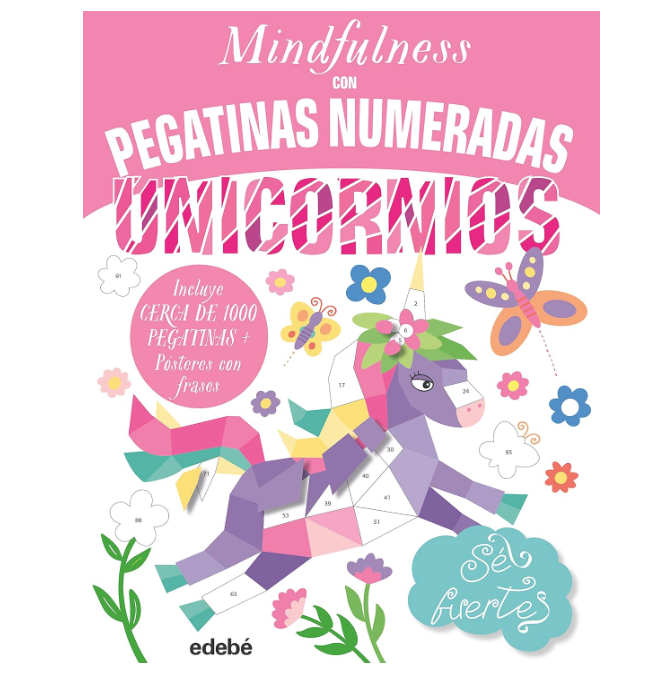 Pegatinas numeradas unicornios