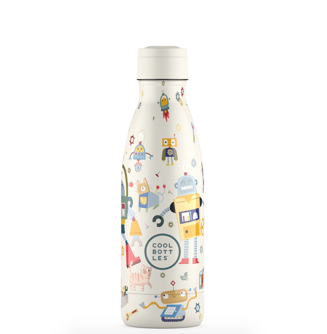 Botella térmica acero Messy Robots – The Coolbottles