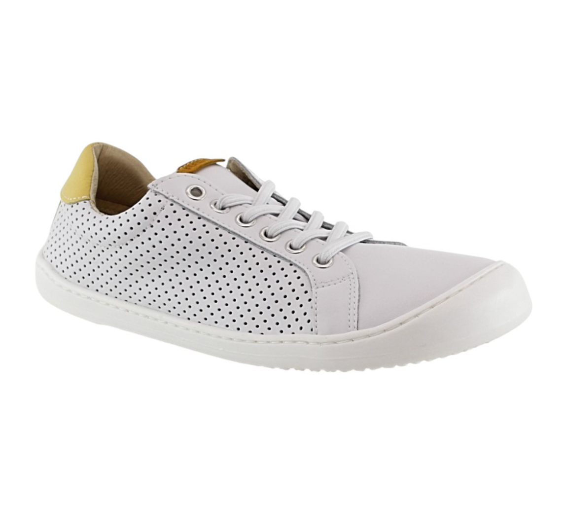 Deportiva adulto Flexinens Picado Blanco-Amarillo