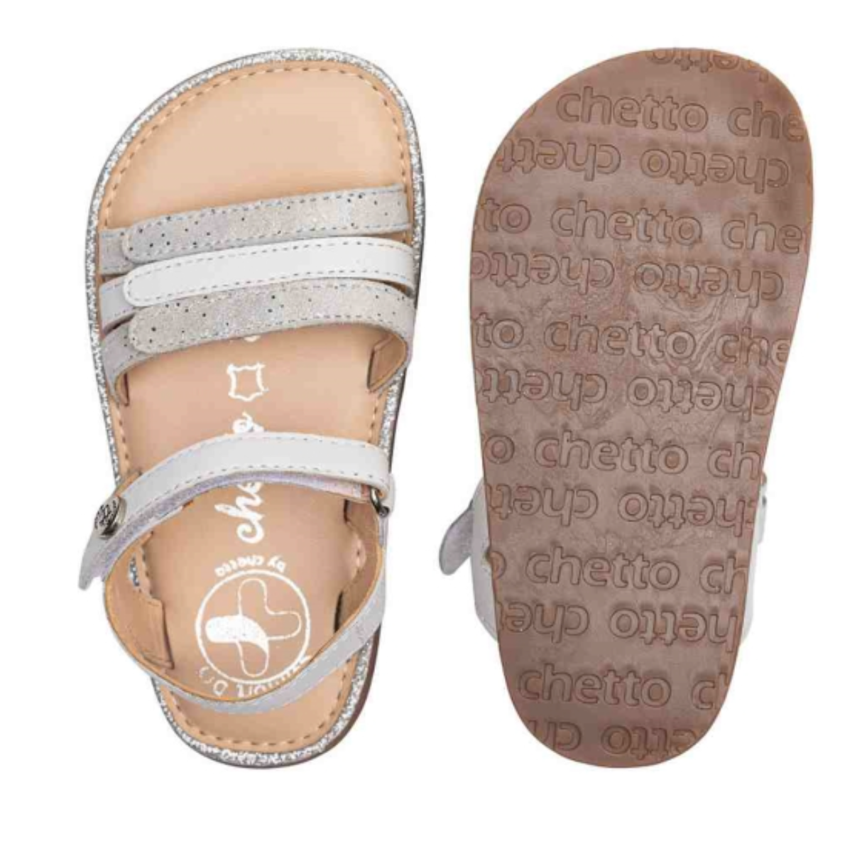 Sandalia piel Amalfi blanco – Chetto
