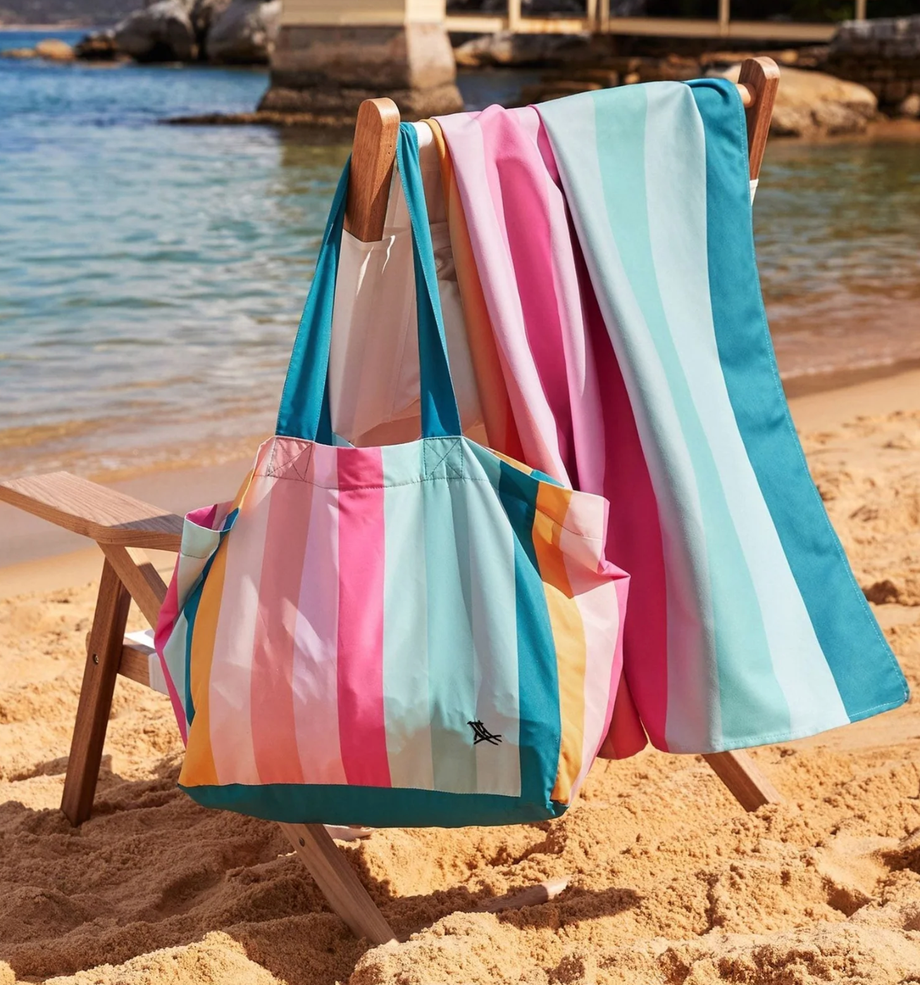 Tote Bag Grande Dock & Bay Coastal Candy