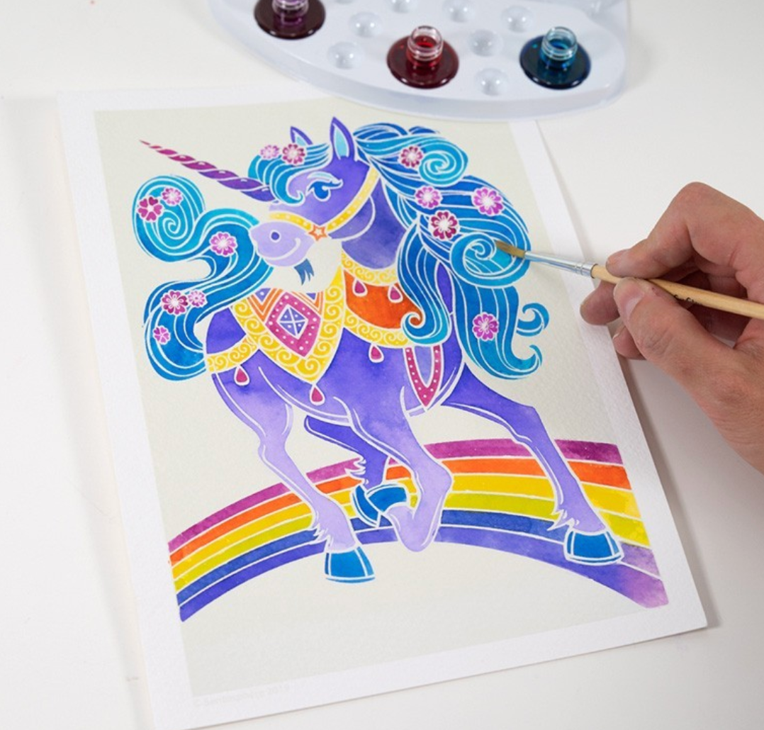 Aquarellum Unicornios - Sentosphère