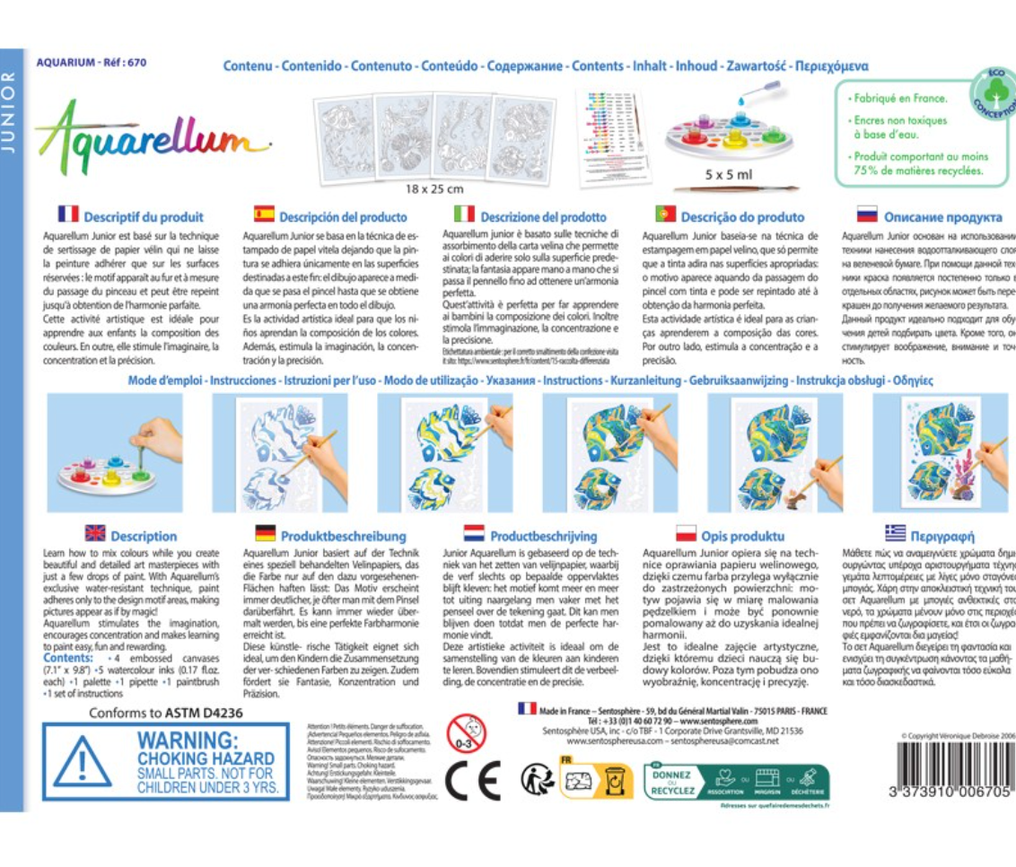 Aquarellum Aquarium - Sentosphère