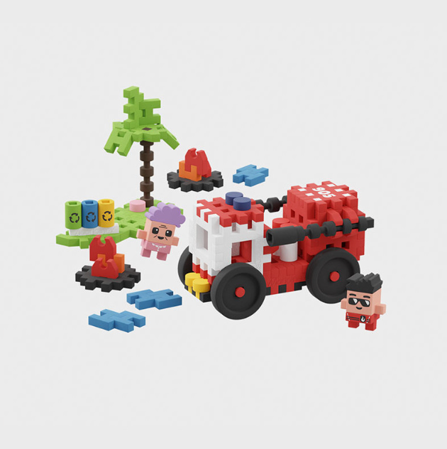Marioinex - Mini waffle Camión de bomberos