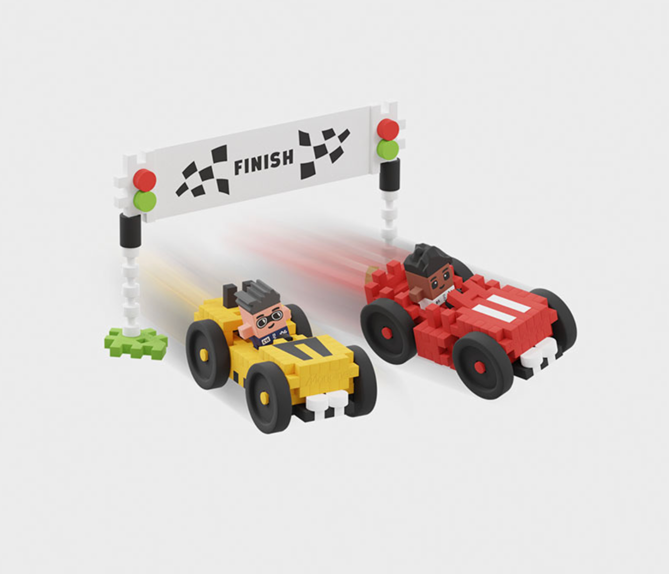 Marioinex - Mini waffle Coches de carreras