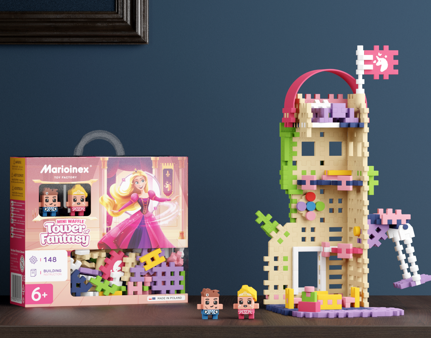 Marioinex - Mini waffle Torre de Fantasía