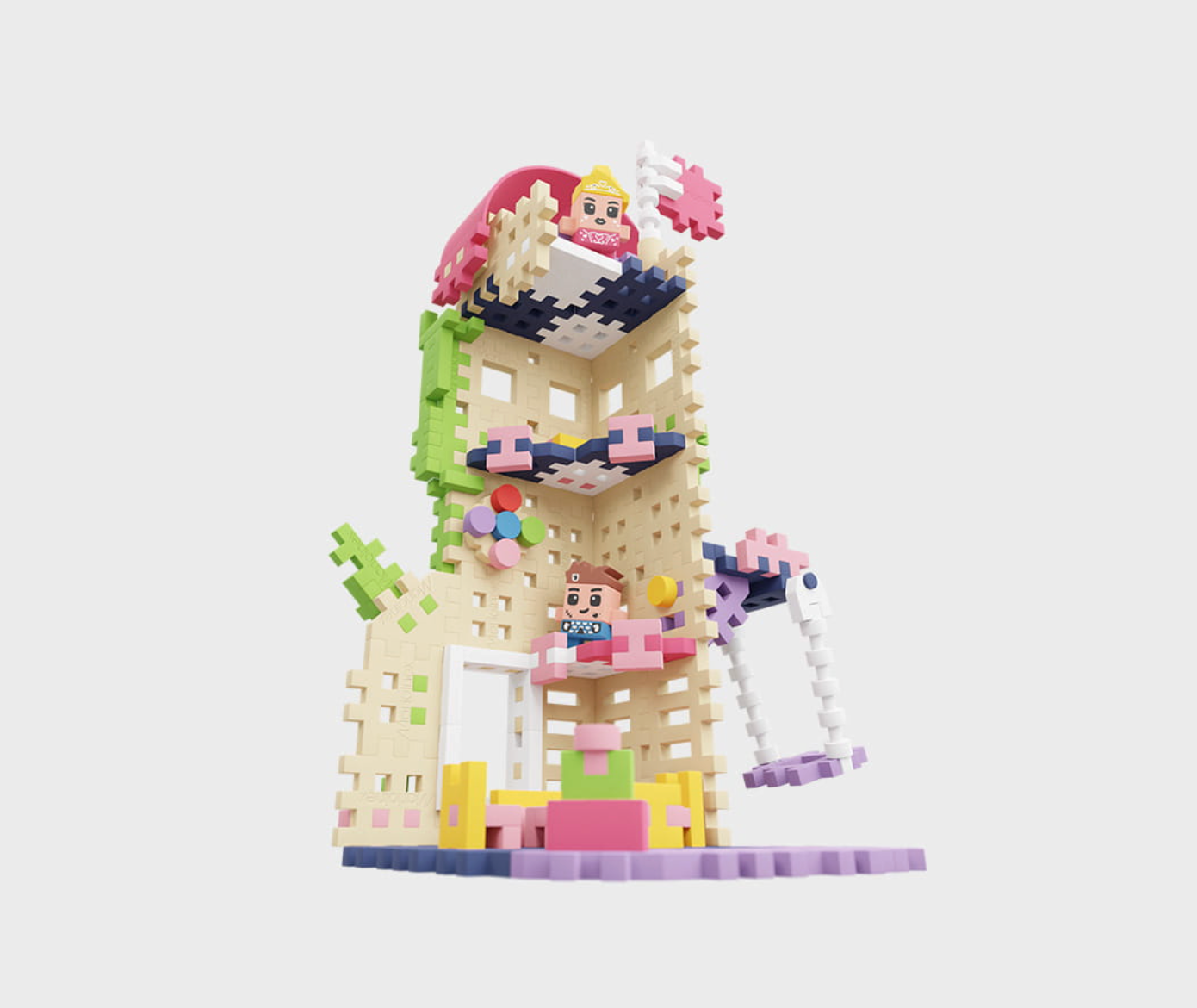 Marioinex - Mini waffle Torre de Fantasía