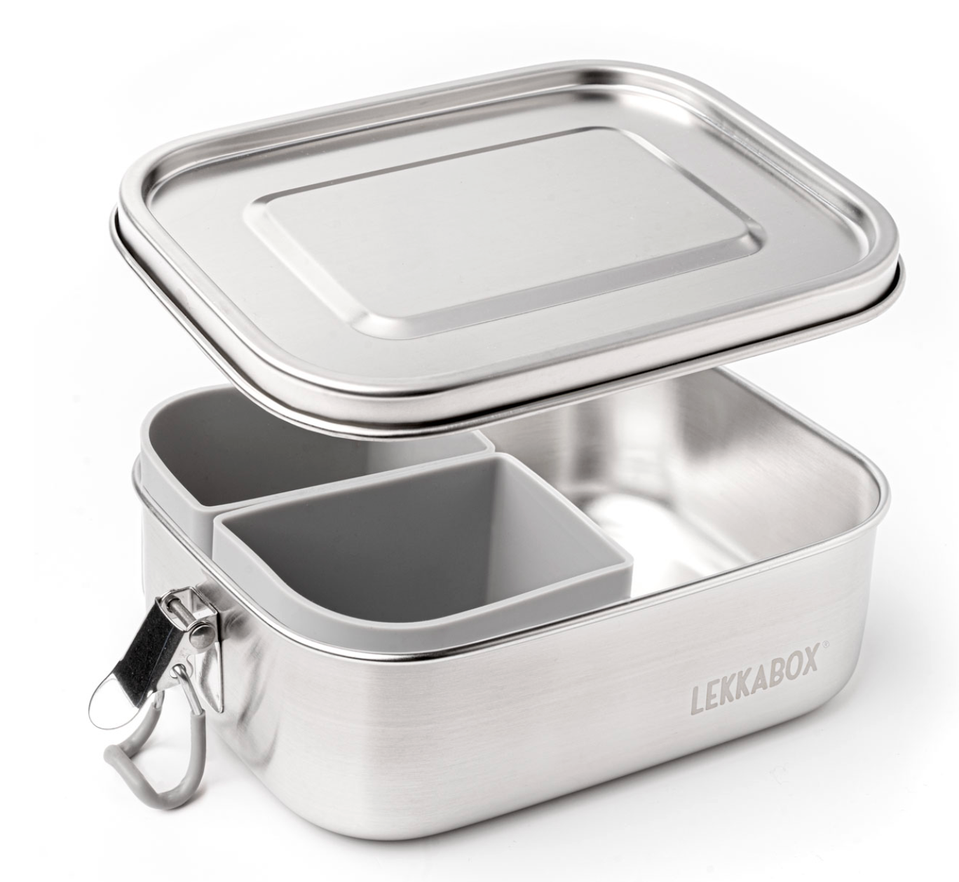 Caja almuerzo acero inox compartimentos 800 ml