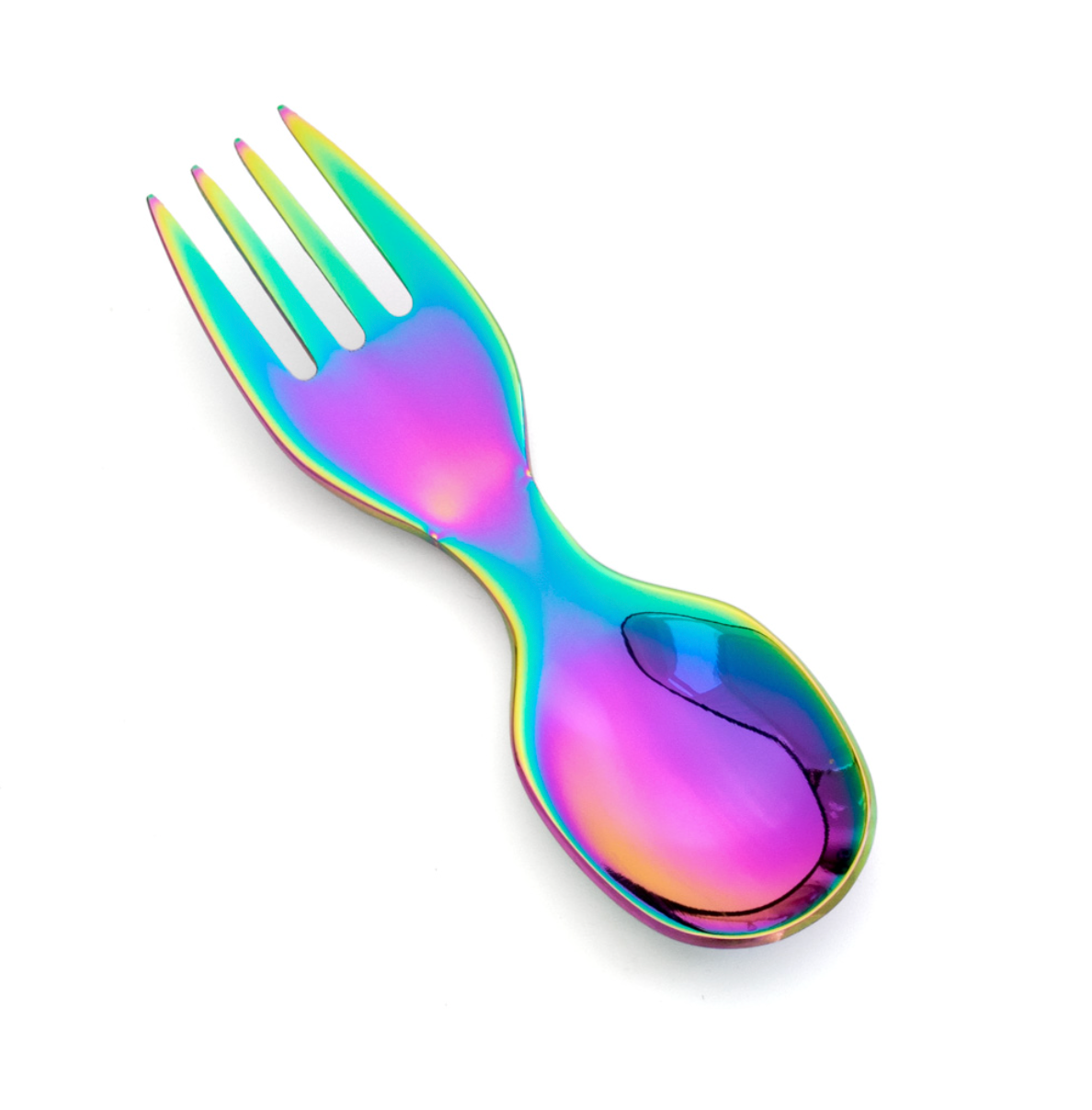 Cuchara tenedor acero inoxidable Rainbow