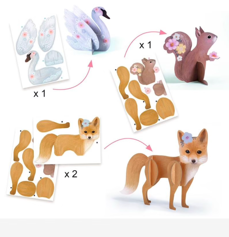 Cofre multiactividades Fluffy box - Djeco