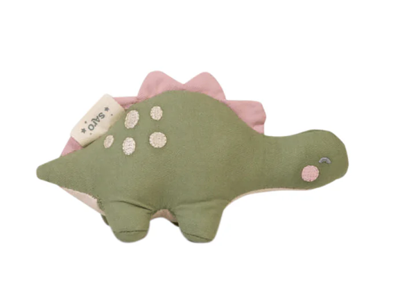 Peluche con sonajero "Wild Dinos" - Saro
