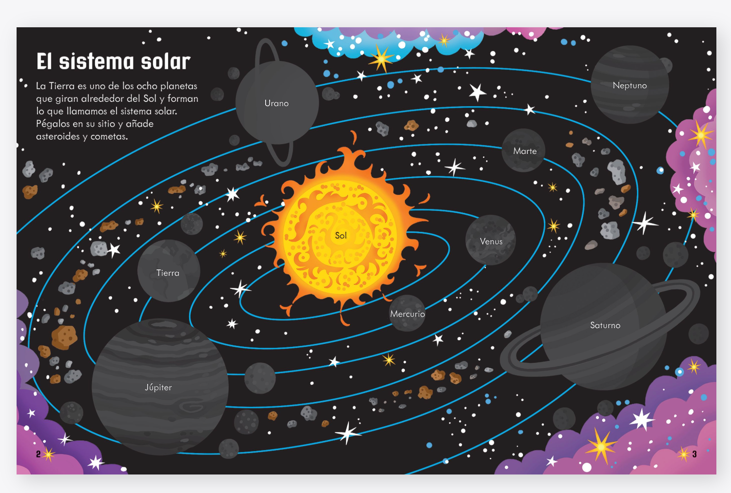 Mi primer libro de pegatinas - El espacio