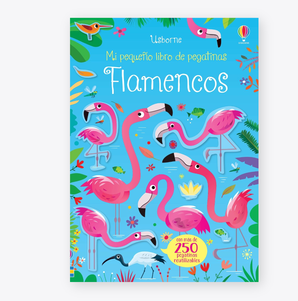 Mi pequeño libro de pegatinas - Flamencos