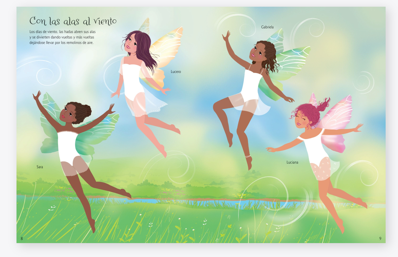 El vestuario de pegatinas - Hadas bailarinas