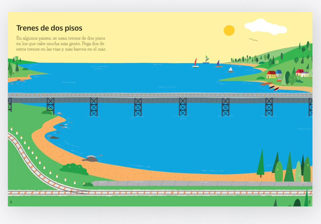 Mi primer libro de pegatinas - Trenes