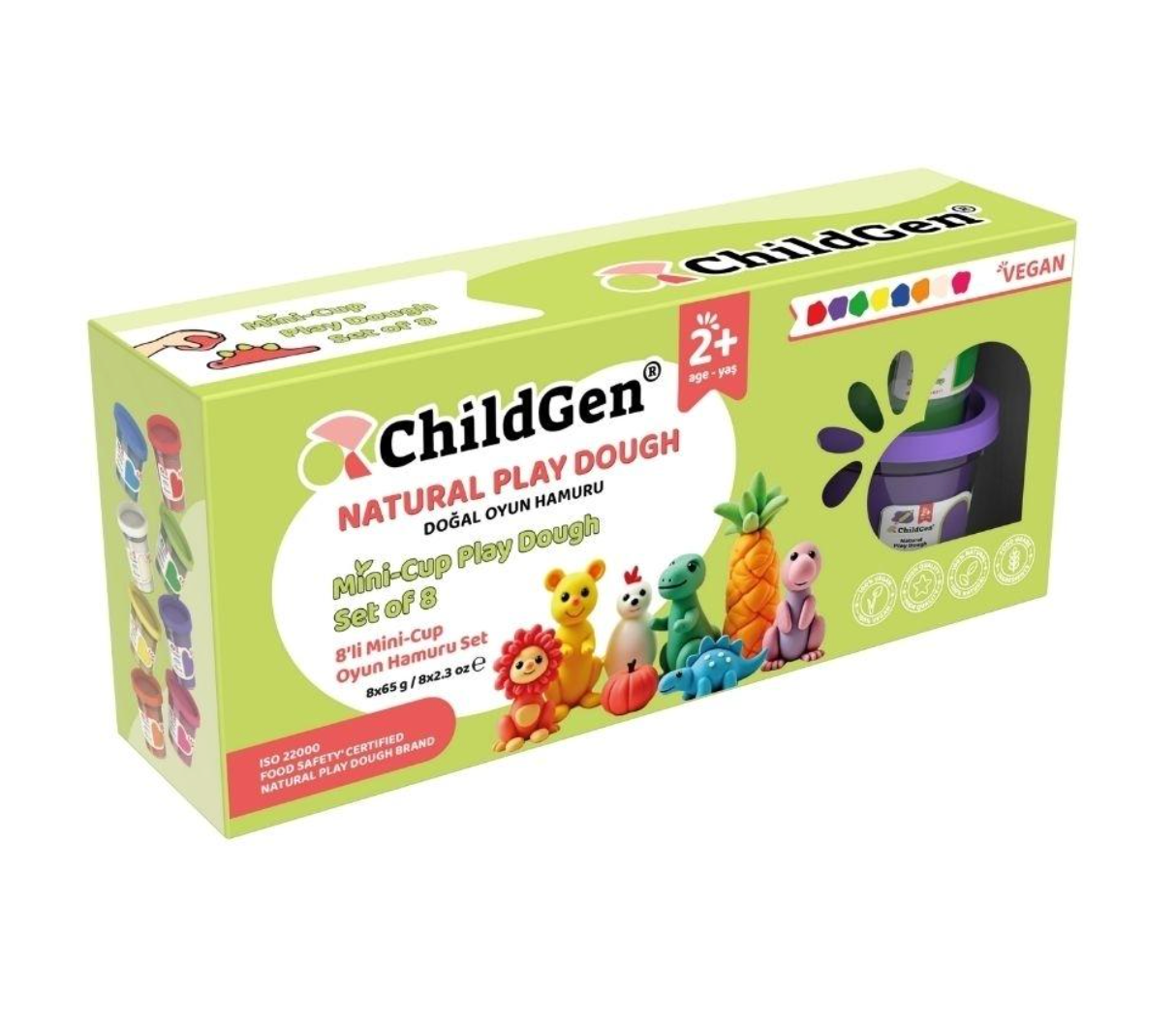 Set plastilina 8 botes - Childgen