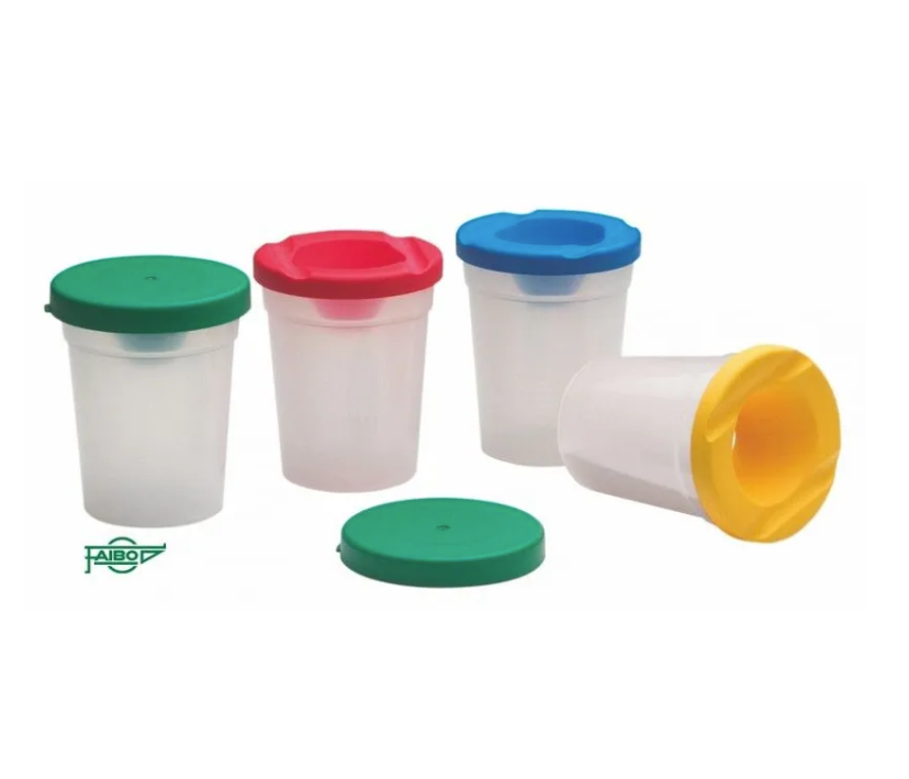 Limpiador de pinceles con tapa