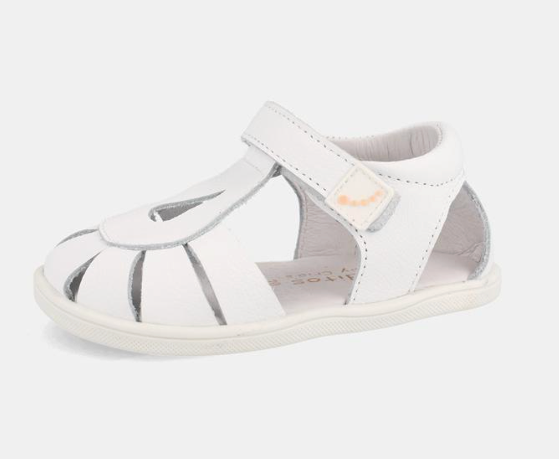 Sandalia respetuosa India Blanco