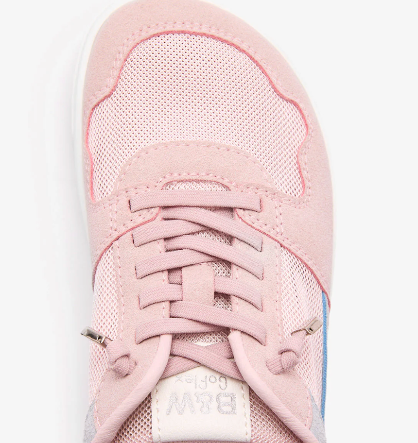 Deportiva Barefoot Malla Rosa y Gris B&W