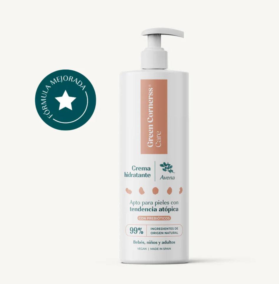 Crema hidratante de avena apta para piel atópica - Green Cornerss