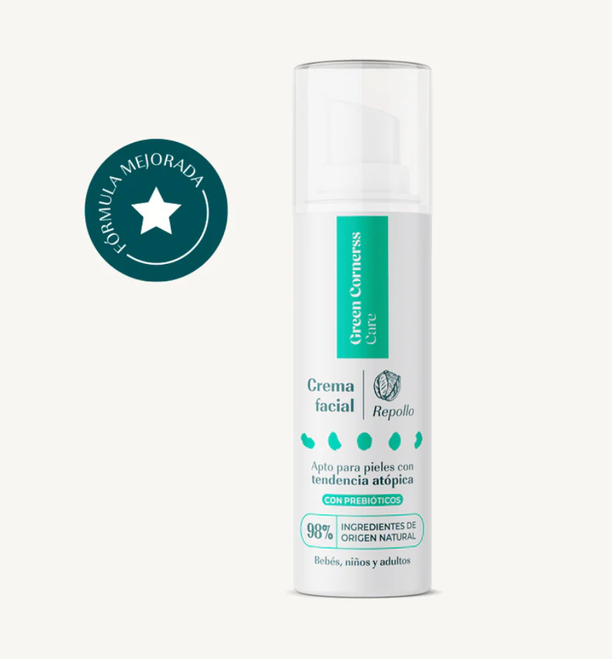 Crema facial de repollo apta para piel atópica - Green Cornerss