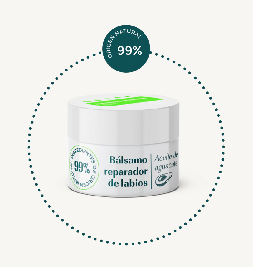 Bálsamo Labial Reparador con Aguacate - Green Cornerss