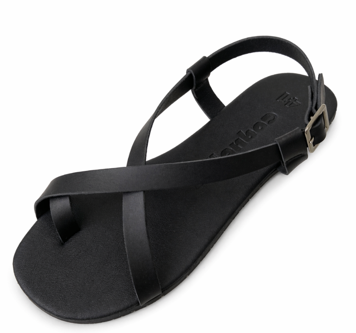 Sandalias Barefoot Respetuosas Coqueflex Horssy negro