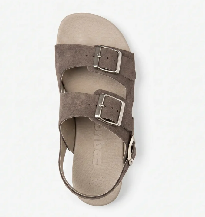 Sandalia Coqueflex Suede Taupe