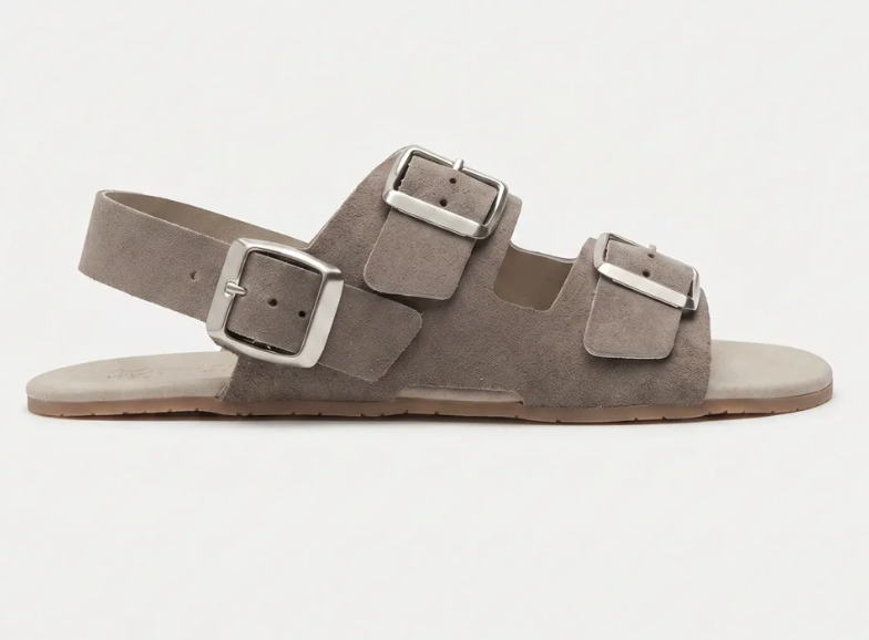 Sandalia Coqueflex Suede Taupe