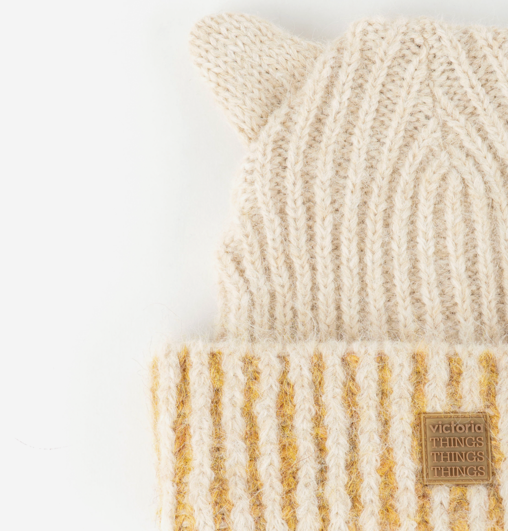Gorro punto orejitas - Victoria