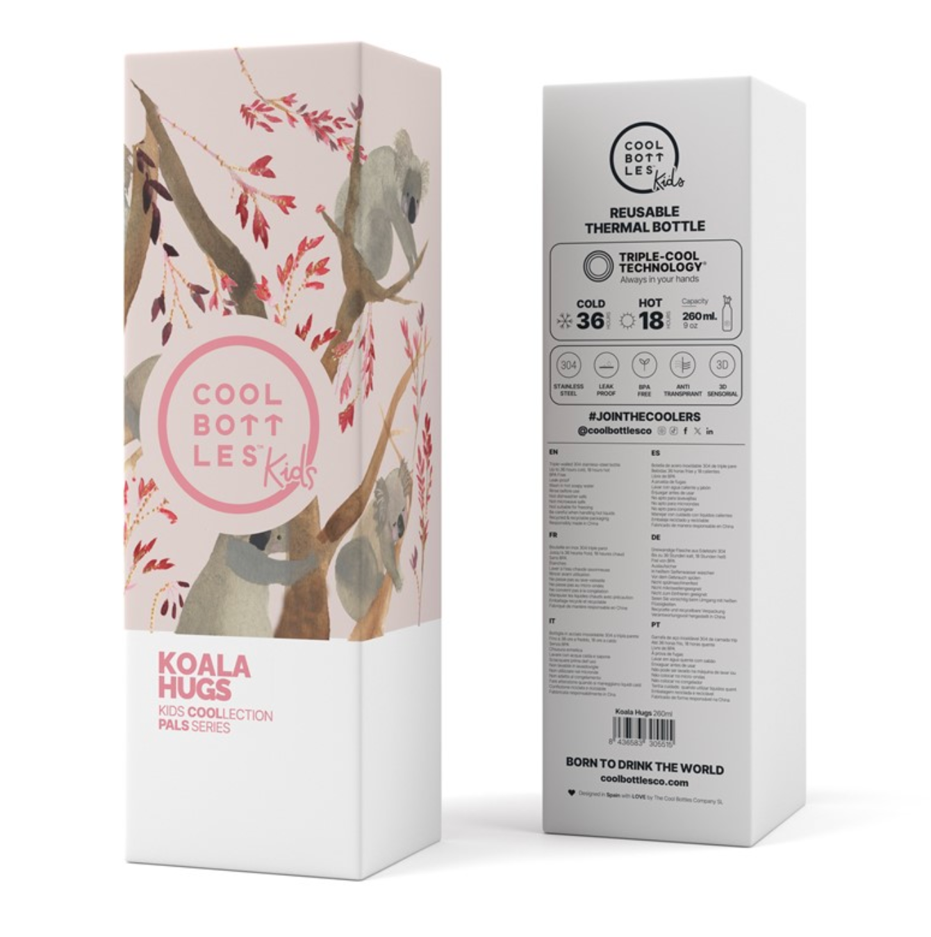 Botella térmica Koala Hugs 260 ml - The Coolbottles