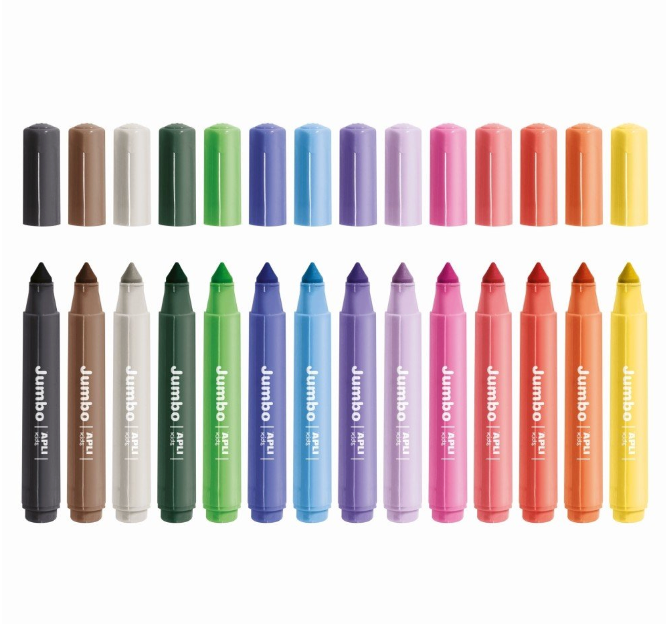 Rotuladores Jumbo (14 unds) - Apli