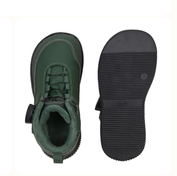 Cheto Botin respetuoso forro verde