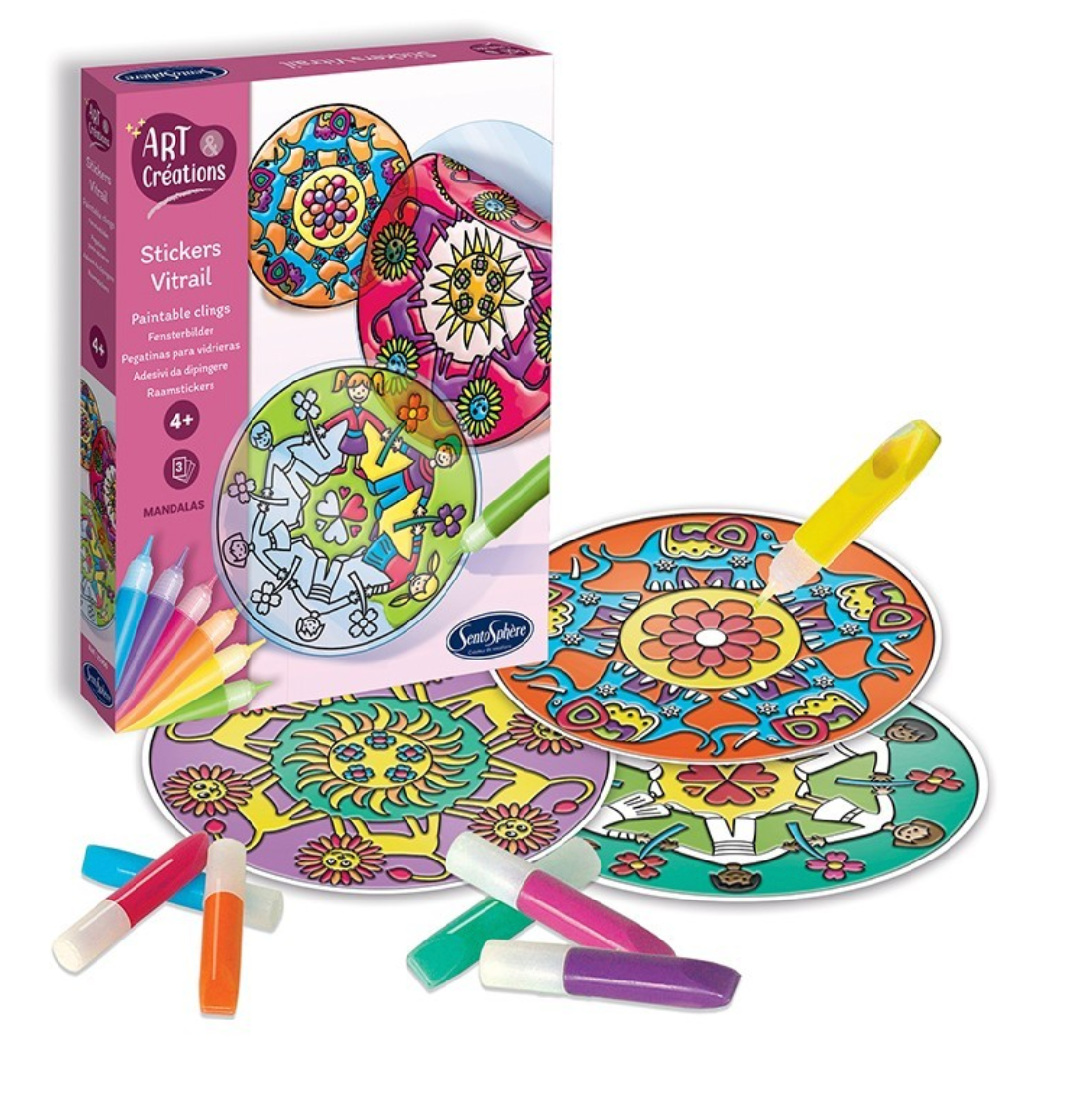 Kit creativo mandalas  - Sentosphère