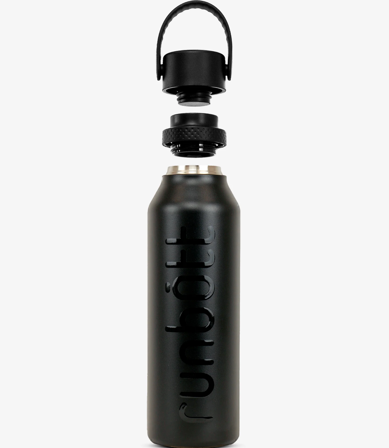 Botella térmica Iconic Black 600ML - Runbott