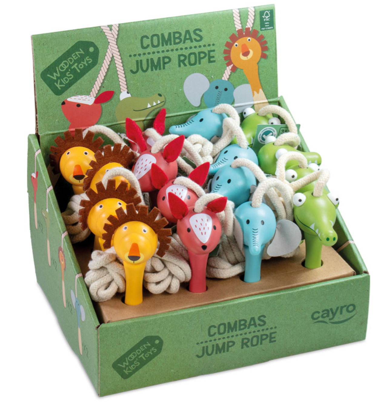 Comba de madera animales