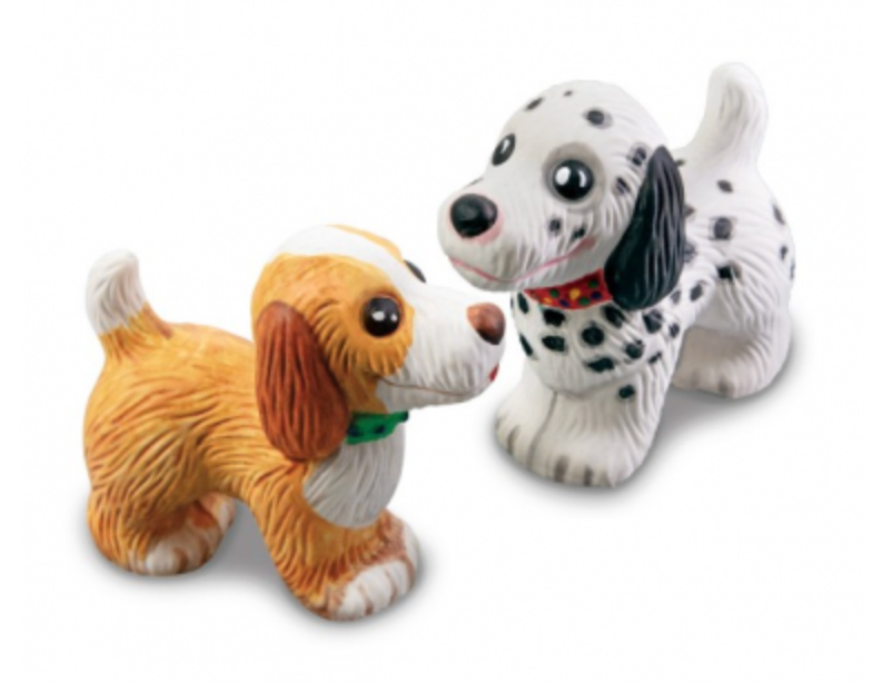 Moldea y pinta: Perritos en 3D- 4M