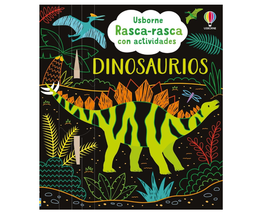 Rasca-rasca con actividades Dinosaurios