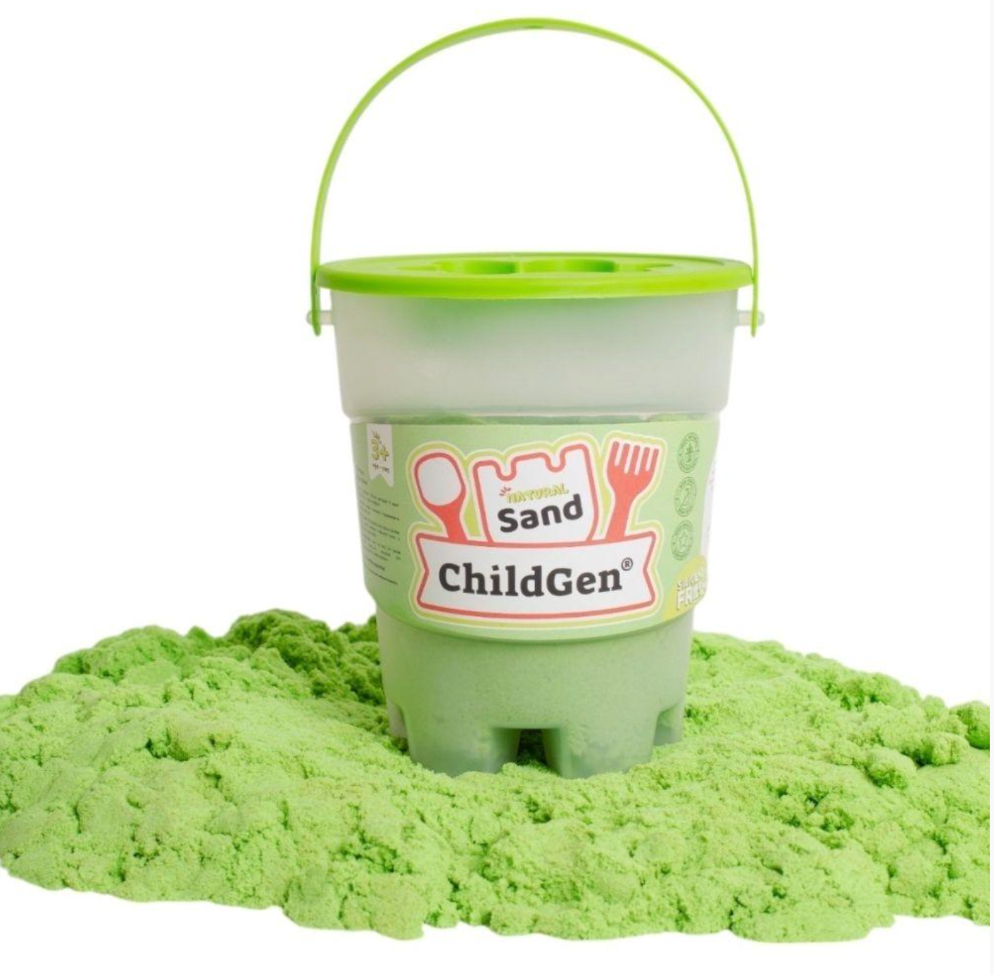 Arena cinética verde 500g