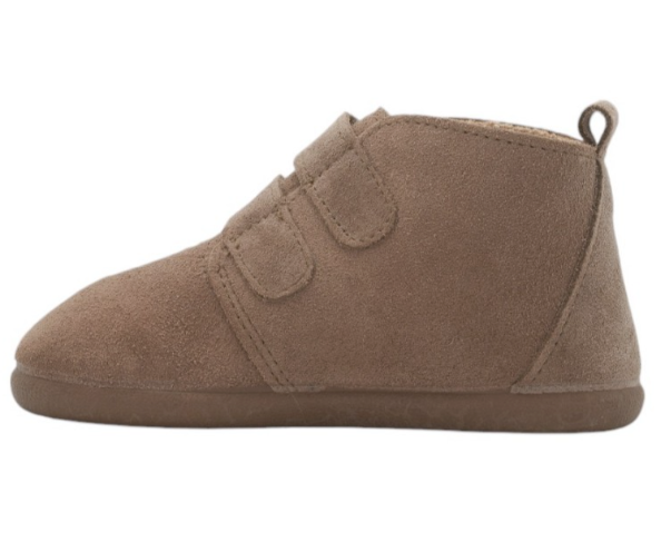 Batilas botines velcro taupe (liquidación)