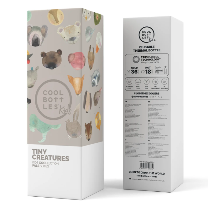 Botella térmica Tiny Creatures 260 ml – The Coolbottles